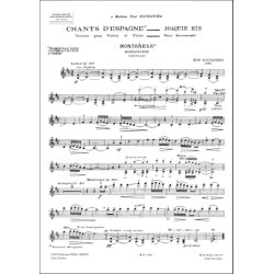 Chants D'Espagne Violon-Piano